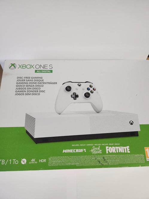 White Digital 1TB Boxed Xbox One S, Games en Spelcomputers, Spelcomputers | Xbox One, Zo goed als nieuw, Ophalen of Verzenden