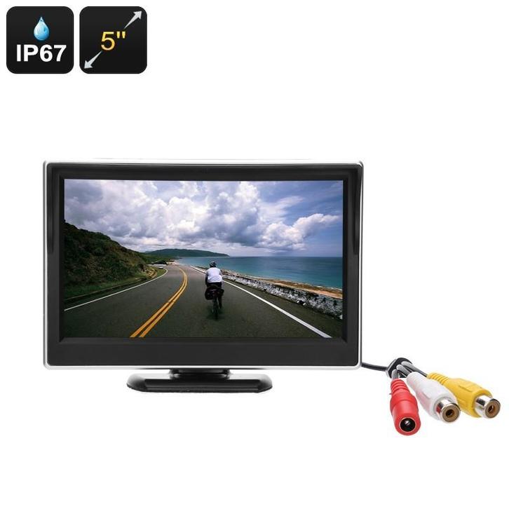 Achteruitrijcamera Set 5inch Monitor, Auto diversen, Auto-accessoires, Nieuw, Verzenden