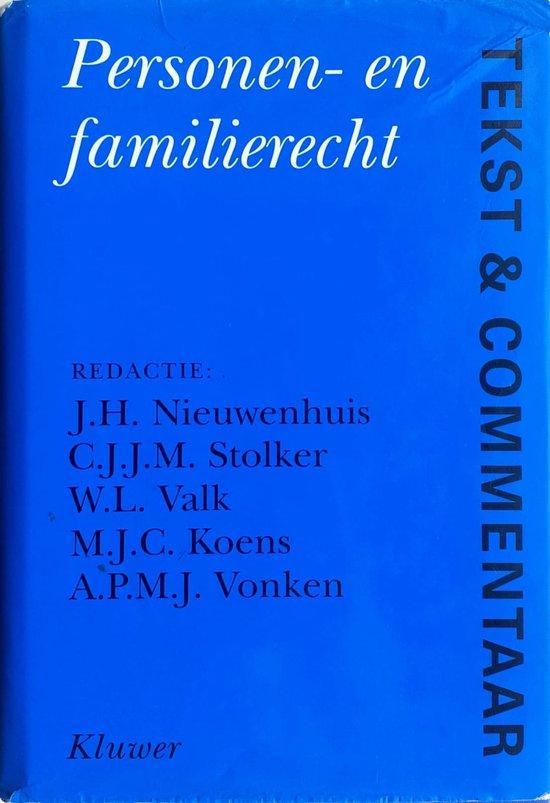 Personen- en familierecht / Tekst & Commentaar 9789026828546, Boeken, Wetenschap, Zo goed als nieuw, Verzenden
