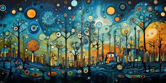 Felix van Horst - Orbital Oasis (XXL), Antiek en Kunst, Kunst | Designobjecten