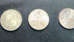 Frankrijk. 50 Francs 1975, 1977 e 1978 Hercule (3 monete)