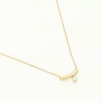 Collier - 14 carats Or jaune Diamant (Naturelle)