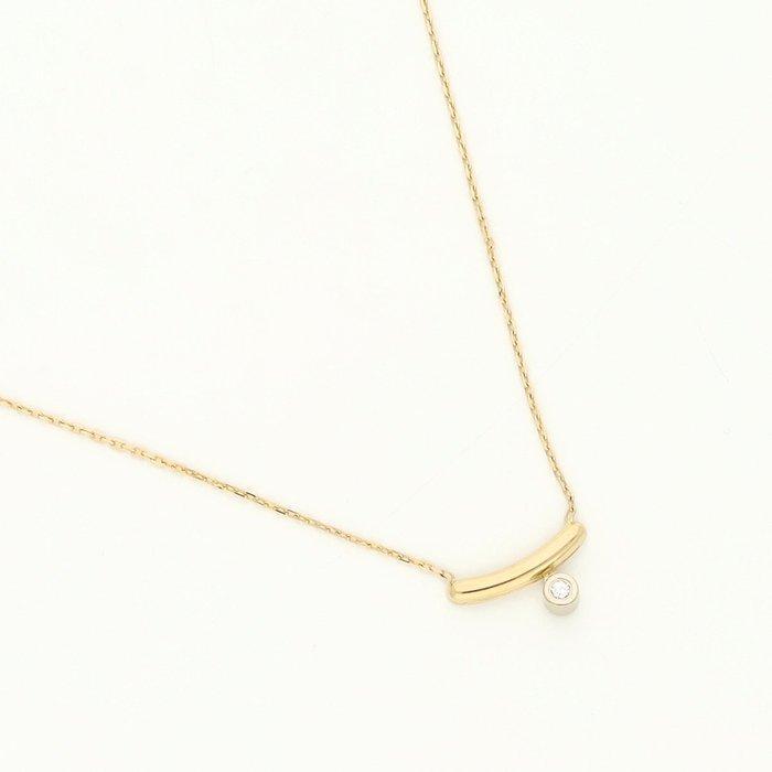 Collier - 14 carats Or jaune Diamant (Naturelle), Bijoux, Sacs & Beauté, Colliers
