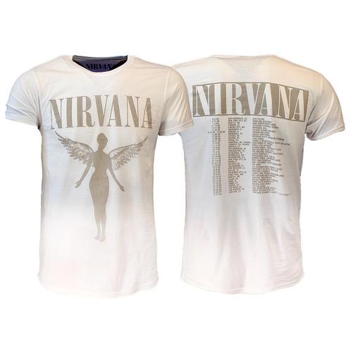 Nirvana In Utero Tour T-Shirt - Officiële Merchandise, Kleding | Heren, T-shirts