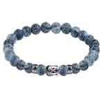Fako Bijoux® - Buddha Armband - Deluxe - Grijs, Handtassen en Accessoires, Armbanden, Verzenden, Nieuw