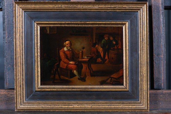 Adriaen Brouwer (1605/06-1638), Navolger van - Genrestuk, Antiquités & Art, Art | Peinture | Classique