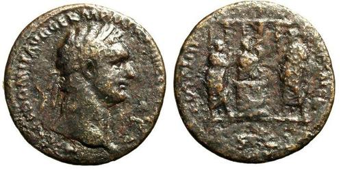 Romeinse Rijk. Domitianus (81-96 n.Chr.). As AD 88-89 - LVD, Postzegels en Munten, Munten | Europa | Niet-Euromunten