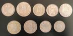 Europa. Lot of 10 silver coins 1921/1976  (Zonder, Timbres & Monnaies