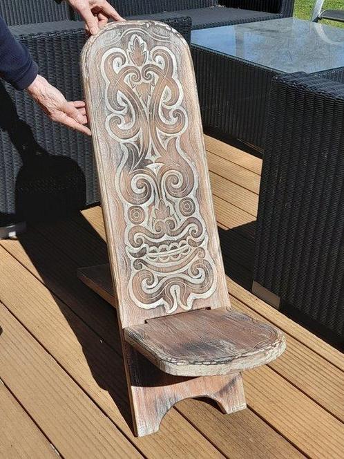 Stoel - Hout - Batak stoel, Antiek en Kunst, Kunst | Designobjecten