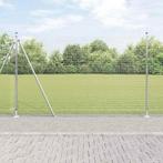 vidaXL Hekpaal. Zilver 50 x 1,6 m (16 x 16 mm gaas) Staal, Tuin en Terras, Verzenden, Nieuw