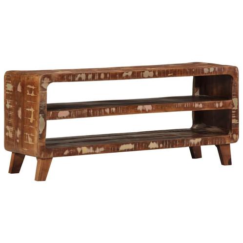 vidaXL Tv-meubel 105x46x32 cm massief gerecycled hout, Huis en Inrichting, Woonaccessoires | Cd- en Dvd-rekken, Nieuw, Verzenden