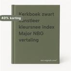 Kerkboek zwart kunstleer kleursnee index Major NBG vertaling, Boeken, Godsdienst en Theologie, Verzenden, Gelezen