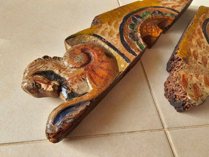 Decoratief ornament (2) - Italië - Oud Siciliaans karretje, Antiek en Kunst, Antiek | Overige Antiek