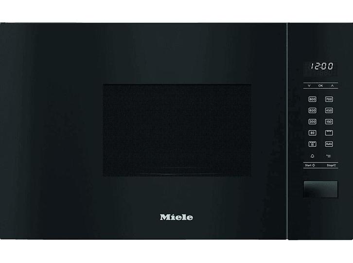 Miele -  Inbouw Microgolf  - Zwart, Elektronische apparatuur, Microgolfovens, 60 cm of meer, Inbouw, Draaiplateau, Nieuw, Combi-microgolfoven