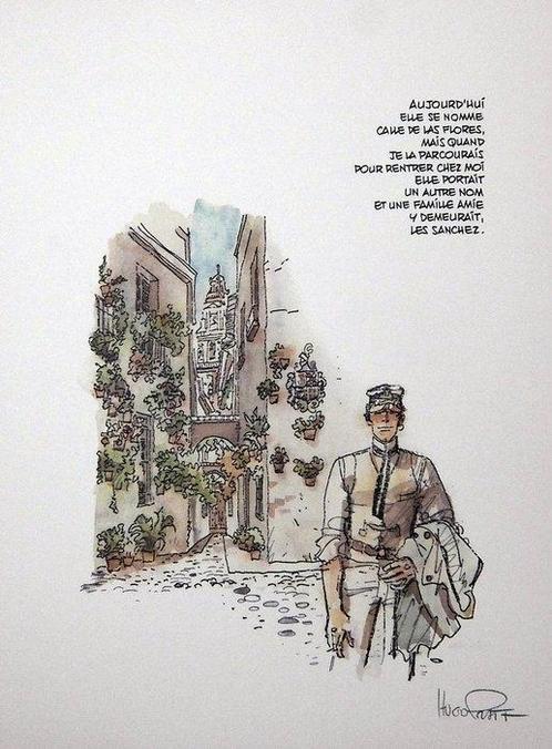 Pratt, Hugo - 1 Offset Print - Corto Maltese - Cordoba ed., Boeken, Stripverhalen