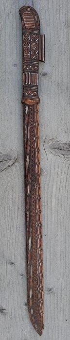 Houten dualalan zwaard, Toradja, Celebes, 1925 - Toraja -