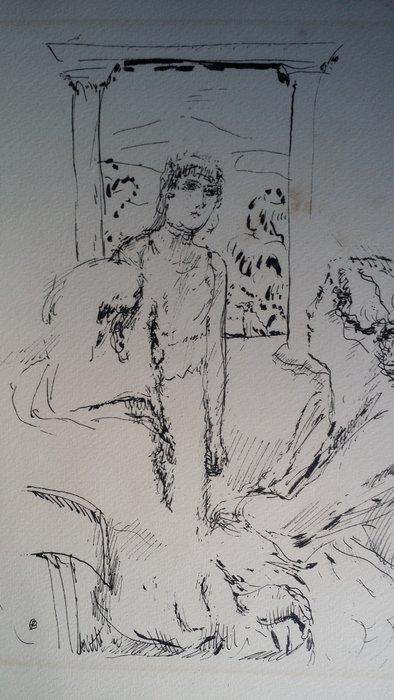 Pierre Bonnard (1867-1947) - Saint Monica, lithograph, Antiek en Kunst, Antiek | Overige Antiek