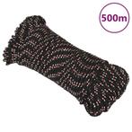 vidaXL Boot touw 3 mm 500 m polypropyleen zwart, Verzenden, Nieuw