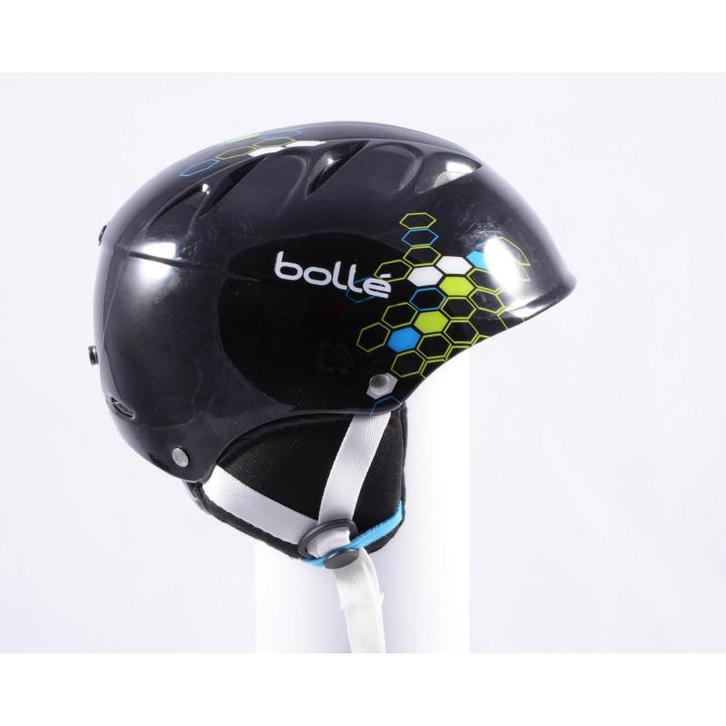 49 50 51 52 53 skihelm/snowboardhelm BOLLE B-KID, Black, ver, Sport en Fitness, Skiën en Langlaufen, Verzenden