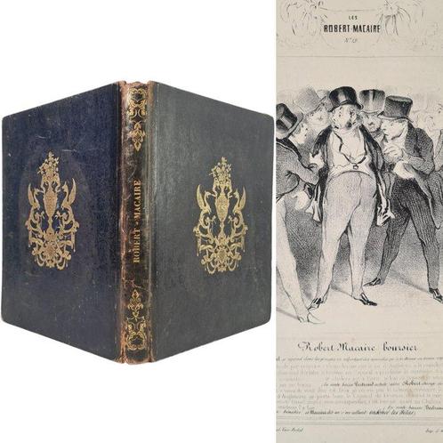 Honoré Daumier / Charles Philion / Maurice Alhoy - Les cent, Antiek en Kunst, Antiek | Boeken en Manuscripten