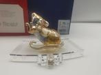 Swarovski - Figurine - Chinese Zodiac Ratte Gold 5301556 mit, Antiek en Kunst