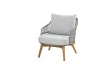 4 Seasons Outdoor Ancora loungestoel teak Silver grey SALE |, Tuin en Terras, Nieuw