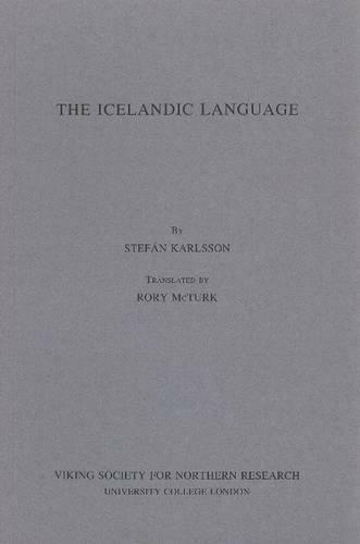 Icelandic Language, Stefan Karlsson, Livres, Livres Autre, Envoi
