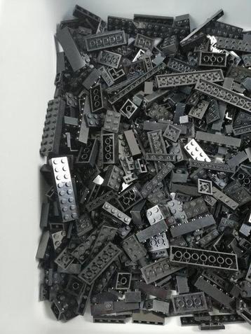 Lego - geen serie - 01 Partij van 1000 zwarte bouwstenen - beschikbaar voor biedingen