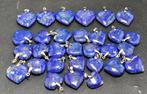 Lapis Lazuli edelsteen Hartvormige hangers - Hoogte: 32 mm -, Verzamelen