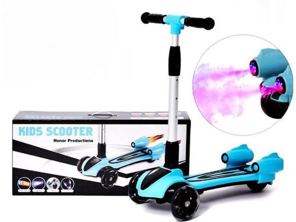 Veiling - Kinderstep met Geluid en LED verlichting-Bluetooth, Fietsen en Brommers, Steps, Nieuw