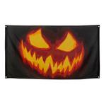 Halloween Vlag Creepy Pumpkin 90x150cm, Nieuw, Verzenden