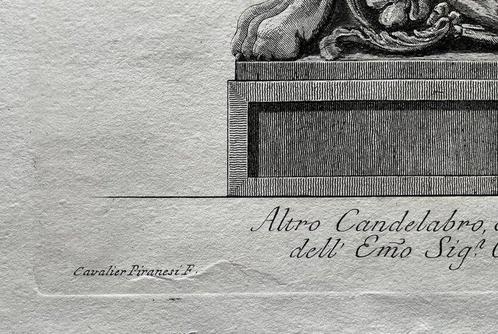 Giovanni Battista Piranesi (1720-1778) - Candelabro, Antiek en Kunst, Antiek | Overige Antiek