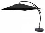 NIEUW - Parasol 320 vierkant olefin + voet antraciet, Tuin en Terras, Tuinmeubel-accessoires, Verzenden, Nieuw