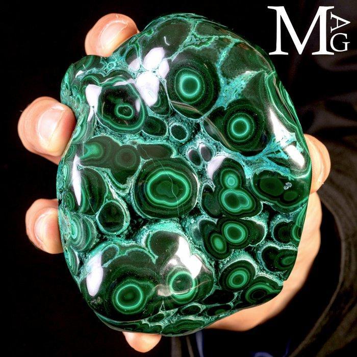 Natuurlijke Malachiet Vrije Vorm Malachiet botriodale –, Verzamelen, Mineralen en Fossielen