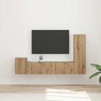 vidaXL Tv-meubelset Wandgemonteerd 4 pcs Artisan Eiken, Verzenden