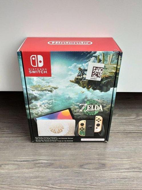 Nintendo - Switch - Oled Edition Zelda Tears of the Kingdom, Games en Spelcomputers, Spelcomputers | Overige Accessoires