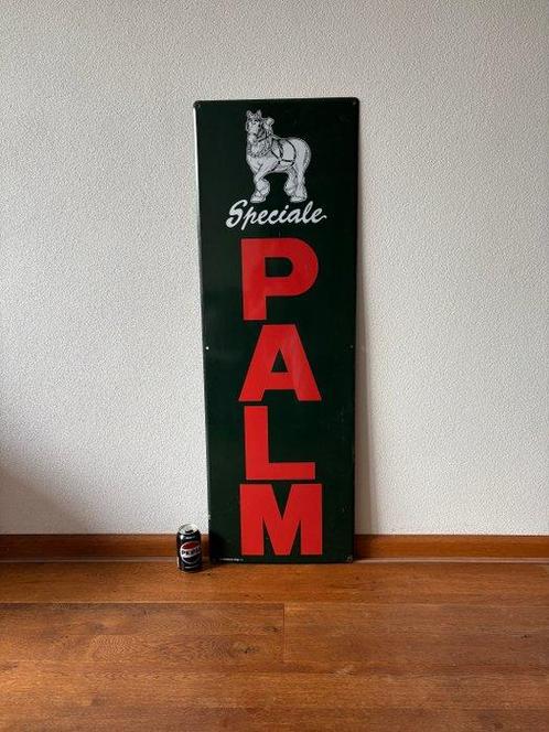 n.v. Emaillerie Belge s.a. - PALM BEER - Enseigne en émail -, Antiek en Kunst, Antiek | Wandborden en Tegels