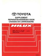 1999 TOYOTA HILUX CHASSIS & CARROSSERIE WERKPLAATSHANDBOEK, Auto diversen, Handleidingen en Instructieboekjes