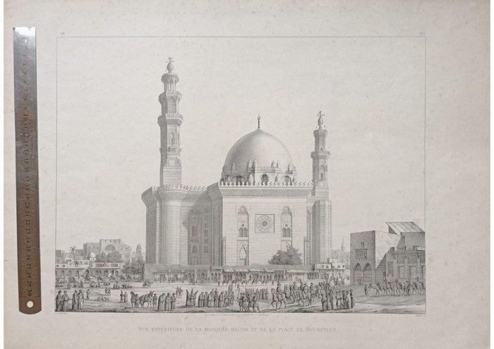 Egypte - Uitzicht op de Hassan-moskee en het, Boeken, Atlassen en Landkaarten