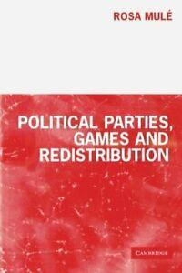 Political Parties, Games and Redistribution. Mule, Rosa, Boeken, Overige Boeken, Zo goed als nieuw, Verzenden