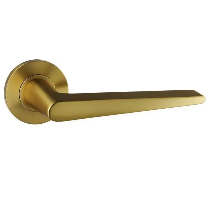 Deurklink Vigo op rond rozet PVD goud, Bricolage & Construction, Serrurerie de bâtiment & Dispositif de fermeture