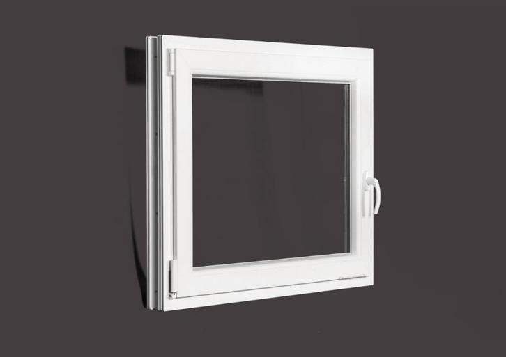PVC raam draaikiep b100xh90 cm Wit, Doe-het-zelf en Bouw, Glas en Ramen, Dubbelglas, Nieuw, Gevelraam of Ruit, 80 tot 120 cm, 80 tot 120 cm