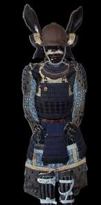 Yoroi - Gietijzer, Leder, Zijde - Japanese Samurai Armor Edo, Antiquités & Art