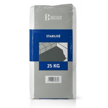 Stabilisé 25kg - coeck - pe plastic zak