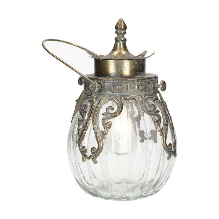 Lanterne - Métal, Verre - Inclut une ampoule, Antiek en Kunst, Kunst | Designobjecten