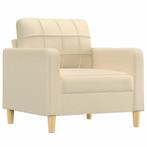 Creme Fauteuil 60cm | Retour Deal | OP = OP!, Huis en Inrichting, Fauteuils, Verzenden, Nieuw, 75 tot 100 cm, Metaal