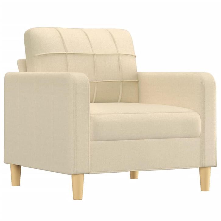 Creme Fauteuil 60cm | Retour Deal | OP = OP!, Huis en Inrichting, Fauteuils, 50 tot 75 cm, 75 tot 100 cm, Nieuw, Metaal, Verzenden