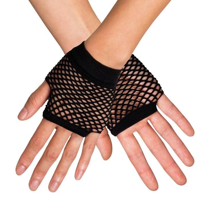 Handschoenen Visnet Zwart Kort, Hobby en Vrije tijd, Feestartikelen, Nieuw, Verzenden