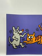 Keith Haring (1958-1990) - Dancing Dogs & Cats, Antiek en Kunst