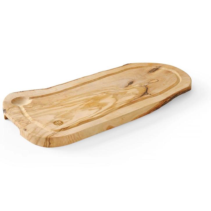 Snij-/Serveerplank | Olijfhout | Sapgeul | 400x250x18(h)mm, Zakelijke goederen, Horeca | Keukenapparatuur, Nieuw in verpakking